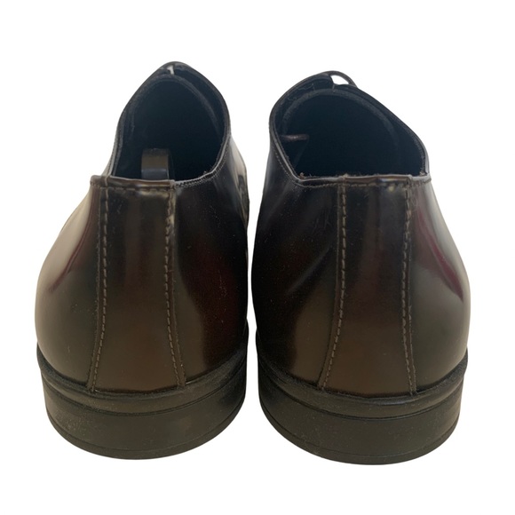 Cerruti 1881 Dark Brown Leather Cap Toe Shoes - Picture 5 of 6